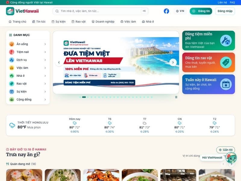 VietHawaii website